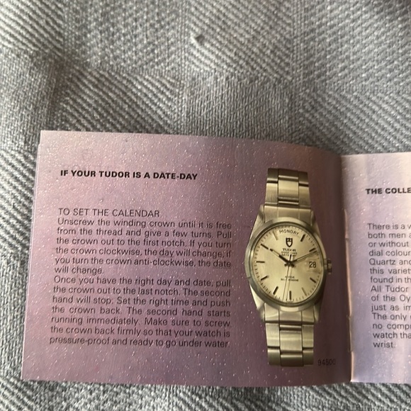 Men's Tudor Just-Date (Plain-Jane) Oyster with white gold. - Picture 14 of 16